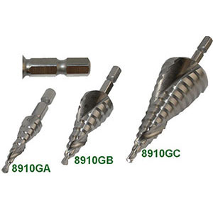 8910GA - COUNTERSINKS WITH EXAGONAL SHANK 1/4 AND 6,3 - Prod. SCU